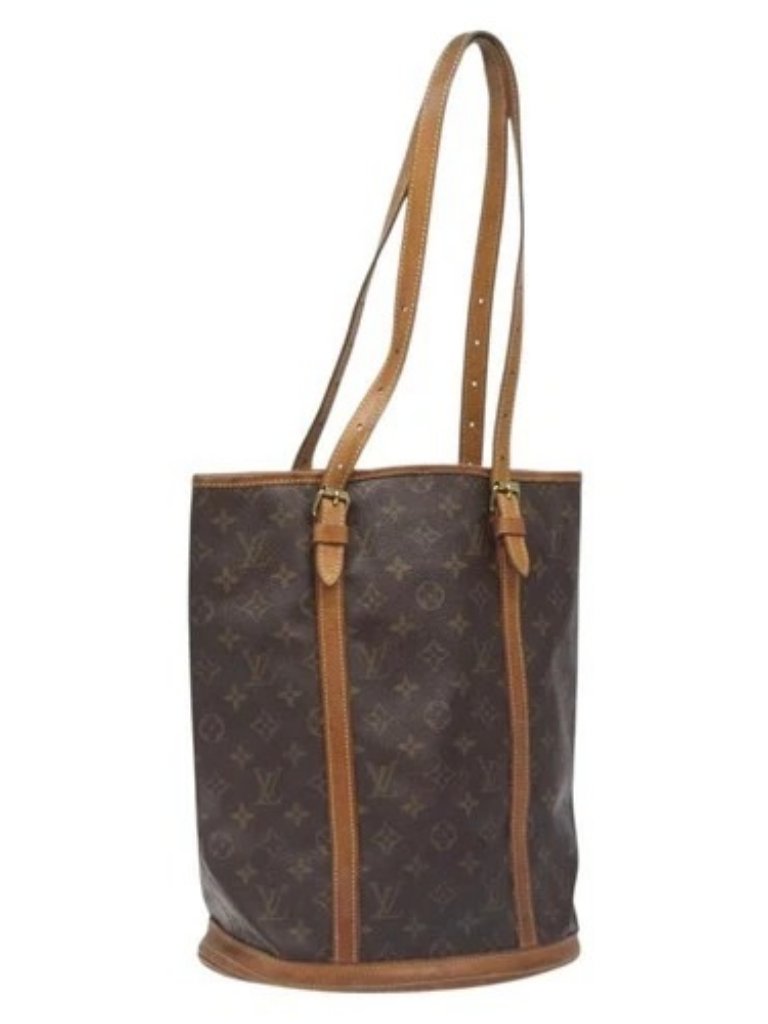Louis Vuitton Monogram Bucket Gm Shoulder Bag M42236 Lv Auth 130211